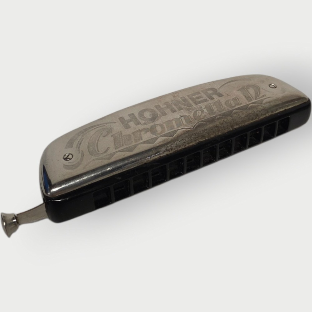 Vintage Hohner Chrometta 12 Chromatic Harmonica Key C Germany Untested - Picture 3 of 5